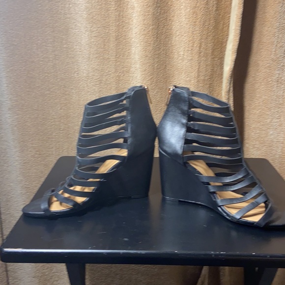 Bamboo wedges sandals - Picture 2 of 7